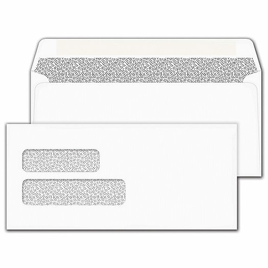 Double Window Confidential Self Seal Envelope - Office and Business Supplies Online - Ipayo.com