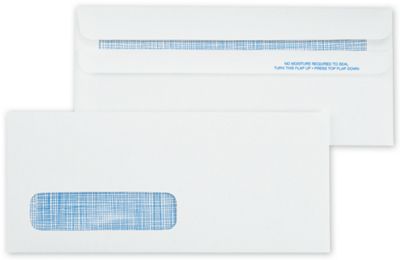 8 5/8 X 3 5/8 Single Window Confidential Envelope Self Seal 92508