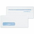 Ensure security plus simplify mailing projects with the personalized Single Window with Confidential Tint Self Seal Business Envelope - 92508, featuring your business name and address custom-printed in the return address area.