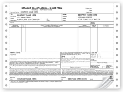 Bills of Lading, Continuous