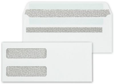 #9 Double Window Confidential Self Seal Envelope - Office and Business Supplies Online - Ipayo.com