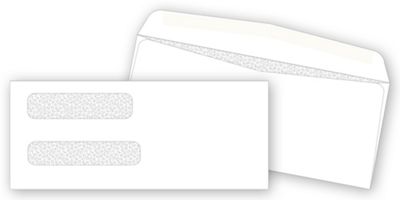 8 5/8 x 3 5/8 Double Window Confidential Envelope