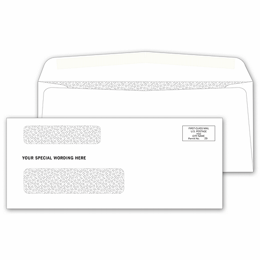 Double Window Confidential Envelope