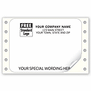 Quality labels get noticed! Great for all kinds of shipments. Superior Quality paper stock! 50# smudge-resistant paper. Add a special message. Add your own special messaging on the bottom (1 line maximum) Pressure-sensitive.