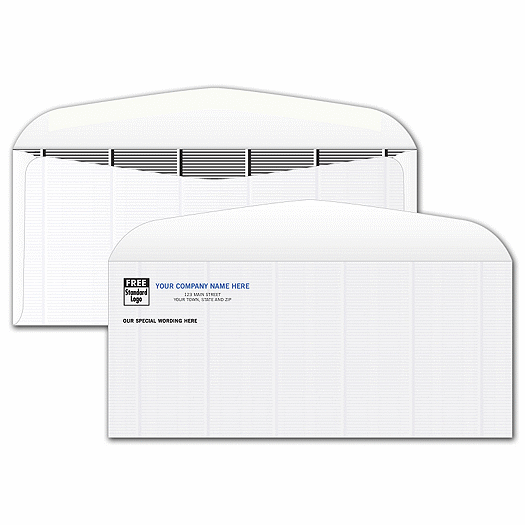 Secure Blue Tint #9 Envelope