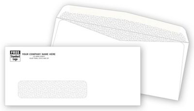 3 7/8 x 8 7/8 #9 Single Window Confidential Envelope