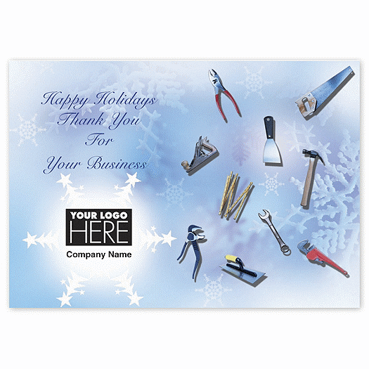 Custom Printed Holiday Greeting Cards - Tools - Office and Business Supplies Online - Ipayo.com
