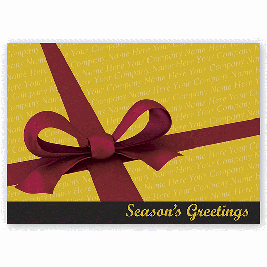 Custom Printed  Holiday Greeting Cards - Present Yourself - Office and Business Supplies Online - Ipayo.com