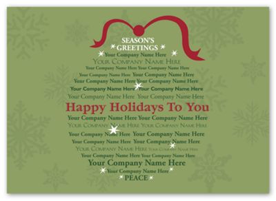 Custom Printed  Holiday Greeting Cards -  Ornaments - Office and Business Supplies Online - Ipayo.com