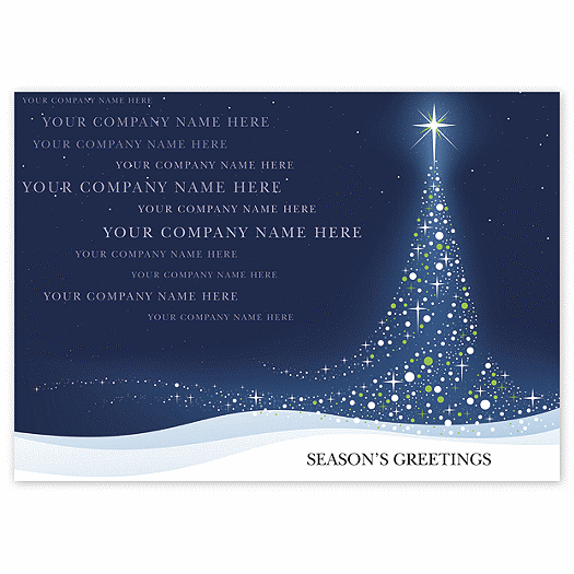 Midnight Tree Christmas Card - Office and Business Supplies Online - Ipayo.com