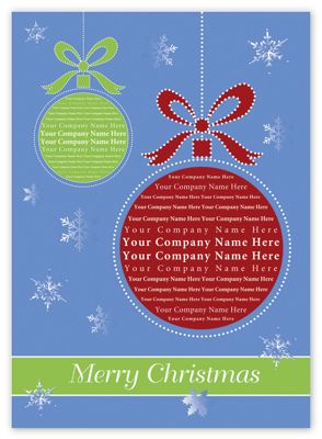 Personalized Ornaments Holiday Card - Office and Business Supplies Online - Ipayo.com