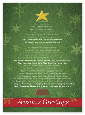 Identity Tree Holiday Card - Office and Business Supplies Online - Ipayo.com