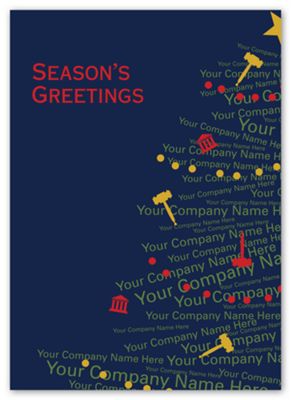 Custom Printed Holiday Greeting Cards - Legal - Office and Business Supplies Online - Ipayo.com