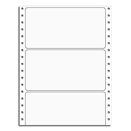 Mailing Labels, Continuous,White, Jumbo, Stock/Blank