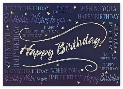 Multiple Wishes Happy Birthday Cards