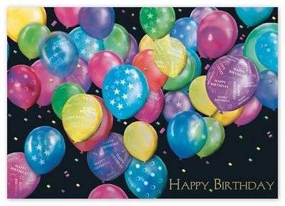 Balloon Bunch of Wishes Happy Birthday Cards