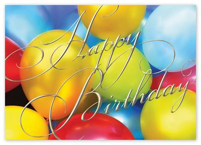 Happy Birthday Balloons Birthday Cards