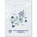 Spring Bouquet Plastic Bags, 11 x 15