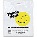 18 x 4 x 22 Smile,  Thank You!  Plastic Bags, 18 x 4 x 22