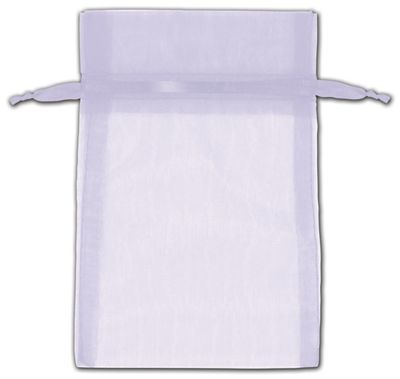 Lavender Organza Bags, 4 x 6