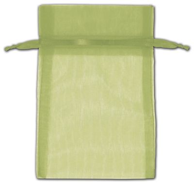 Moss Organza Bags, 4 x 6