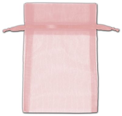 Mauve Organza Bags, 4 x 6