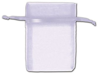 Lavender Organza Bags, 3 x 4