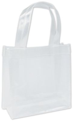 Clear Woven Poly Bags, 10 x 5 x 10