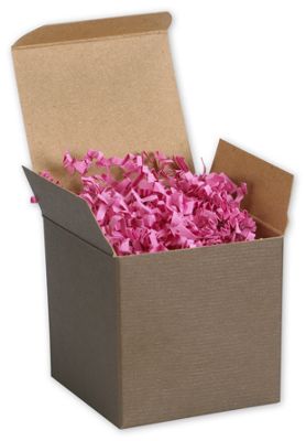 Espresso Brown Embossed Gift Boxes, 3 x 3 x 3' - Gifts Baskets Wholesale Supplies Shop