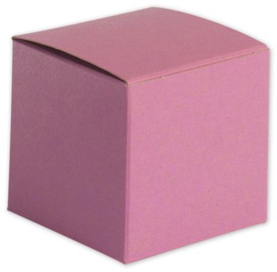 Pink Embossed Gift Boxes, 3 x 3 x 3' - Gifts Baskets Wholesale Supplies Shop