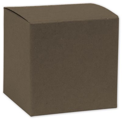 Espresso Brown Embossed Gift Boxes, 8 x 8 x 5 1/2' - Gifts Baskets Wholesale Supplies Shop