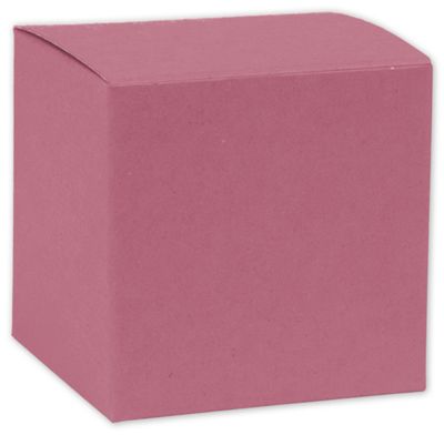 Pink Embossed Gift Boxes, 8 x 8 x 5 1/2' - Gifts Baskets Wholesale Supplies Shop