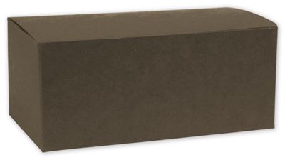 Espresso Brown Embossed Gift Boxes, 12 x 4 x 4' - Gifts Baskets Wholesale Supplies Shop
