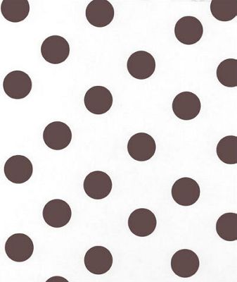 Brown Dots on White Tissue Paper, 20 x 30