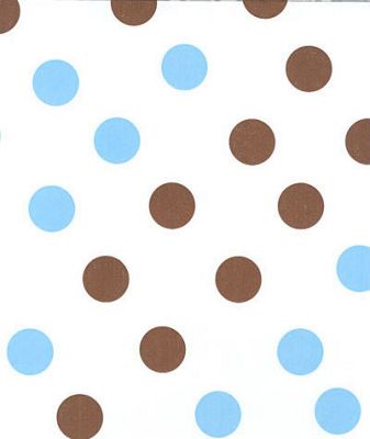 Brown & Blue Dots Tissue Paper, 20 x 30' - Gifts Baskets Wholesale Supplies Shop