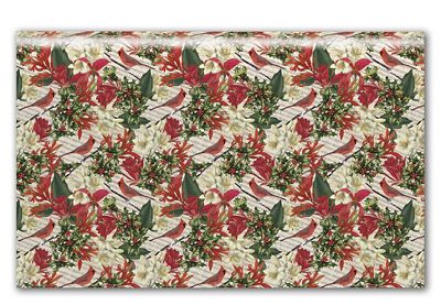 Cardinal & Holly Tissue Paper, 20 x 30