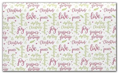 Holiday Greetings Tissue Paper, 20 x 30