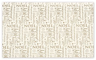 Noel Tissue Paper, 20 x 30' - Gifts Baskets Wholesale Supplies Shop
