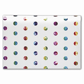 Rainbow Hot Spots Tissue Paper, 20 x 30