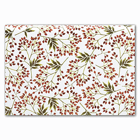 Snow Berries Tissue Paper, 20 x 30
