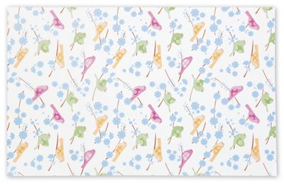 Song Birds Tissue Paper, 20 x 30' - Gifts Baskets Wholesale Supplies Shop