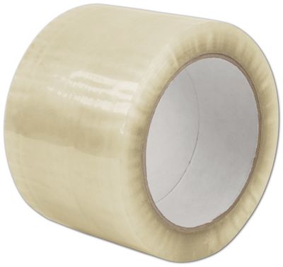 Clear Carton Sealing Tape, 1.7 Mil, 3 x 110 Yds