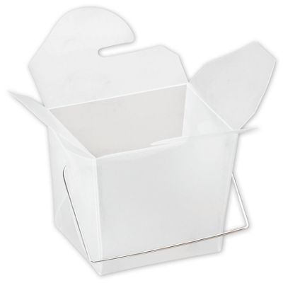 White Frosted Event Boxes, 2 3/4 x 2 x 2 1/2' - Gifts Baskets Wholesale Supplies Shop
