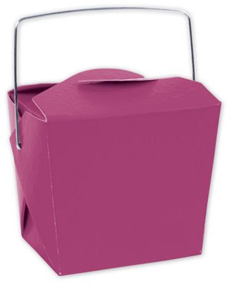 Hot Pink Embossed Paper Boxes, 2 3/4 x 2 x 2 1/2' - Gifts Baskets Wholesale Supplies Shop