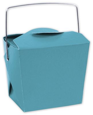 Turquoise Embossed Paper Boxes, 2 3/4 x 2 x 2 1/2' - Gifts Baskets Wholesale Supplies Shop