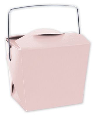 Pink Embossed Paper Boxes, 2 3/4 x 2 x 2 1/2