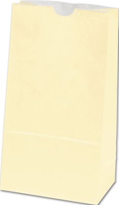 Cream SOS Bags, 6 x 3 5/8 x 11 1/16' - Gifts Baskets Wholesale Supplies Shop