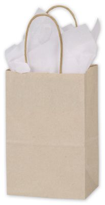 Oatmeal Shoppers, 5 1/4 x 3 1/2 x 8 1/4' - Gifts Baskets Wholesale Supplies Shop
