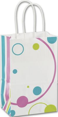 Orbiting Circles Shoppers, 5 1/4 x 3 1/2 x 8 1/4' - Gifts Baskets Wholesale Supplies Shop
