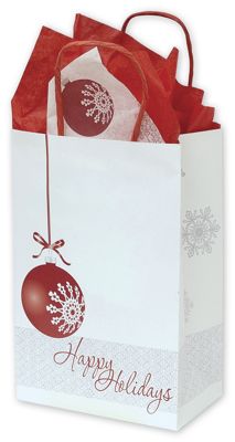 Winter Ball Shoppers, 5 1/4 x 3 1/2 x 8 1/4' - Gifts Baskets Wholesale Supplies Shop